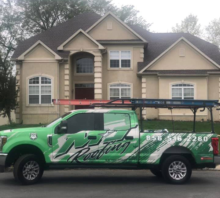 Roofing Company Truck in New Jersey