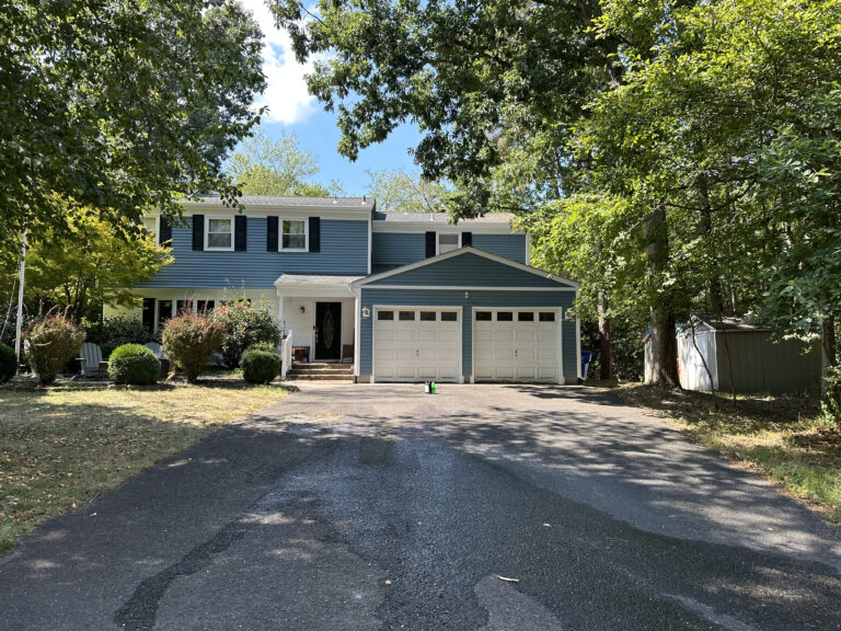 blue and white siding in NJ